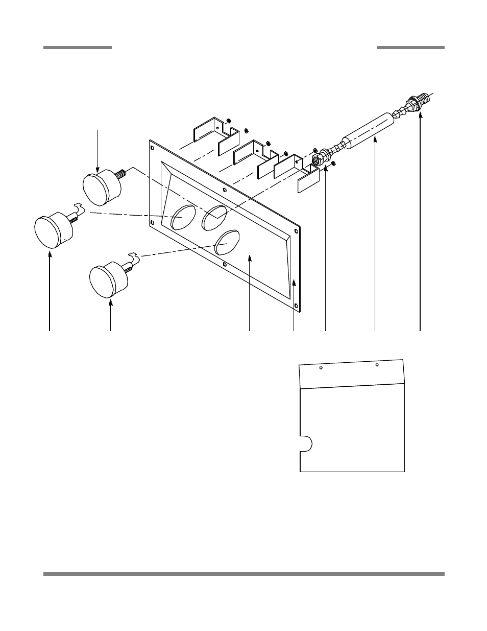 Gauge panel assembly external controls | Jackson Hot Water Sanitizing Undercounter Dishmachines JP-24F User Manual | Page 39 / 59