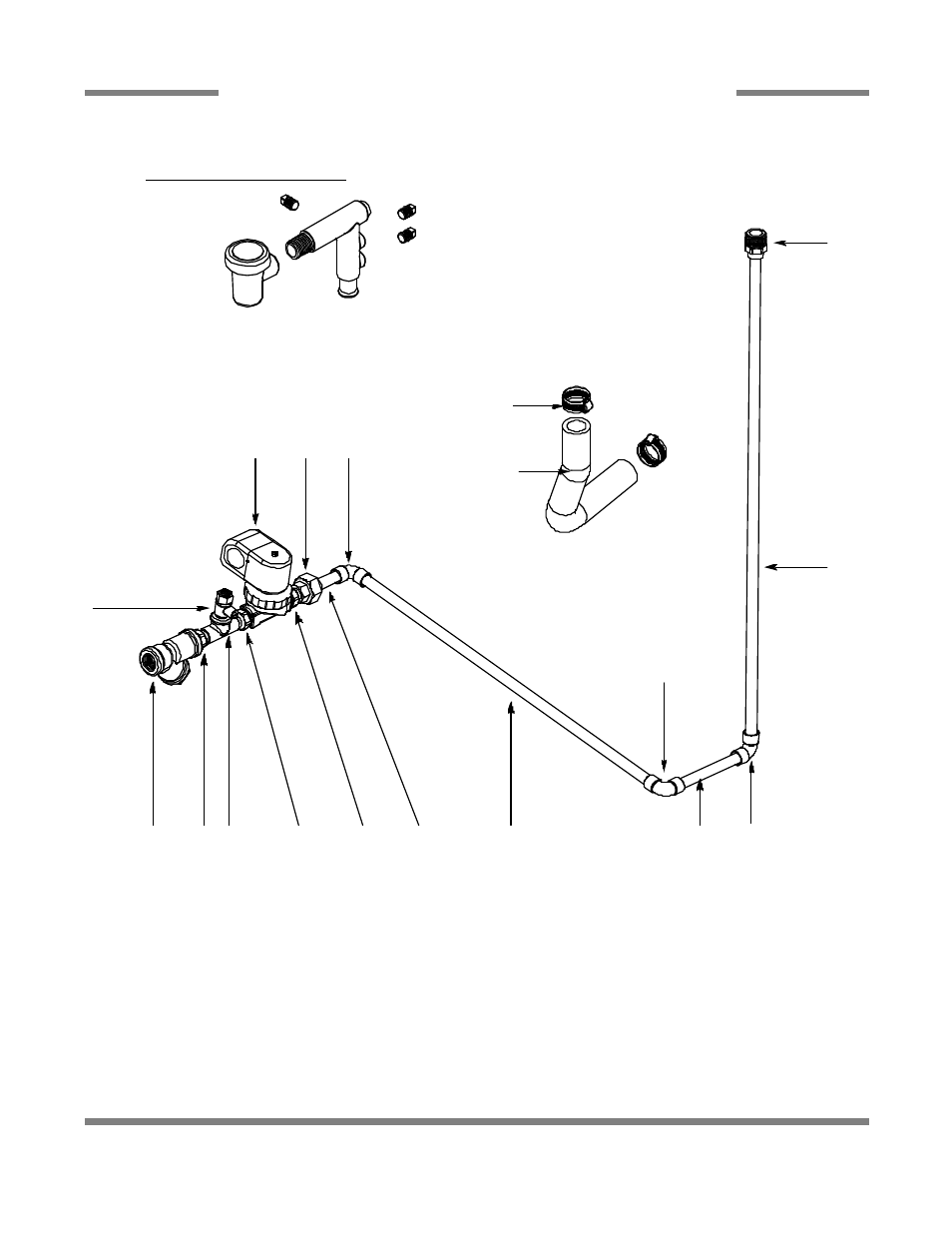 Incoming plumbing assembly (jp-24/jp-24f) | Jackson Hot Water Sanitizing Undercounter Dishmachines JP-24F User Manual | Page 43 / 59