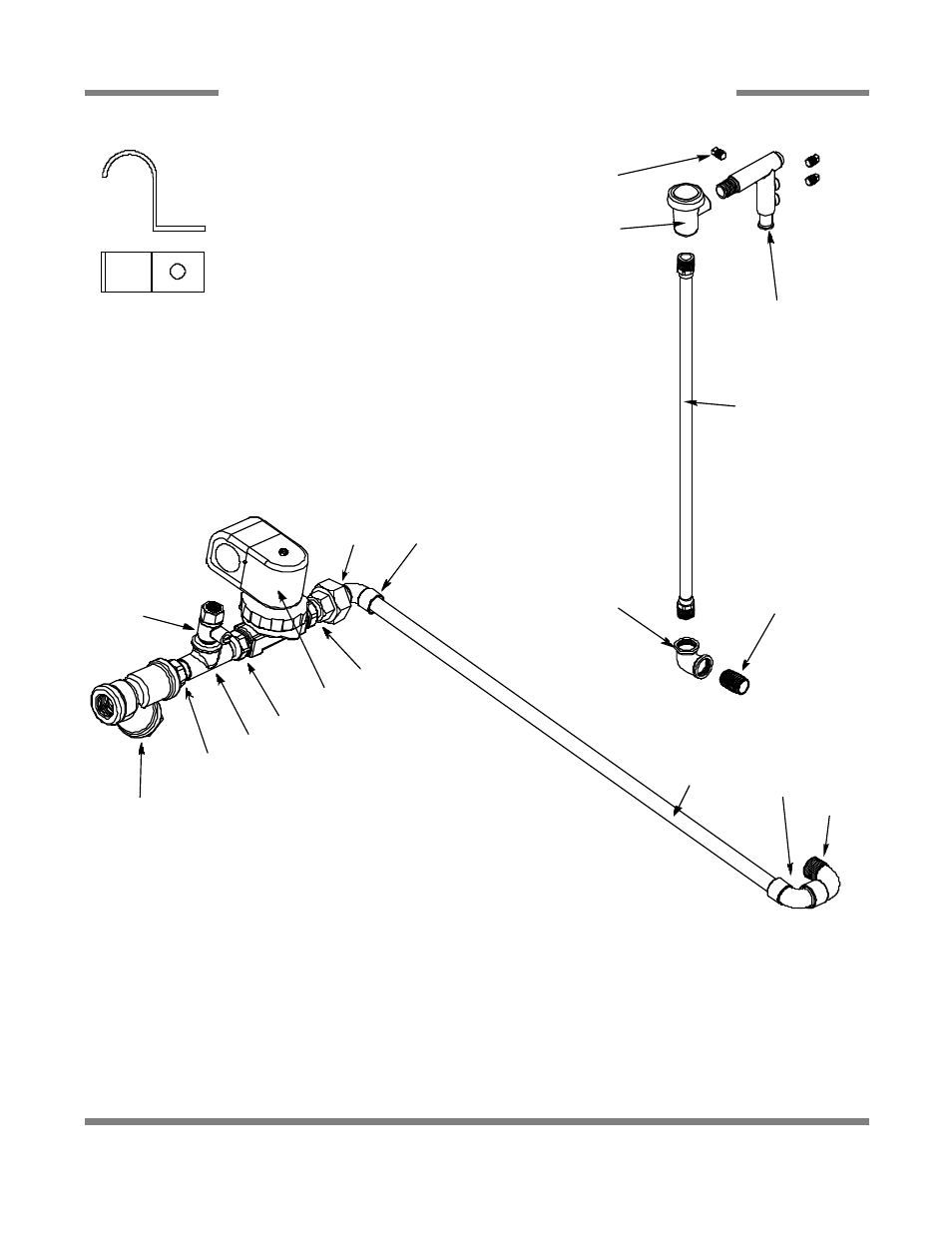 Incoming plumbing assemblies (jp-24b/jp-24bf) | Jackson Hot Water Sanitizing Undercounter Dishmachines JP-24F User Manual | Page 44 / 59