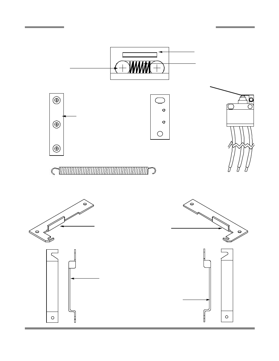 Miscellaneous door sub-assemblies | Jackson Hot Water Sanitizing Undercounter Dishmachines JP-24F User Manual | Page 52 / 59