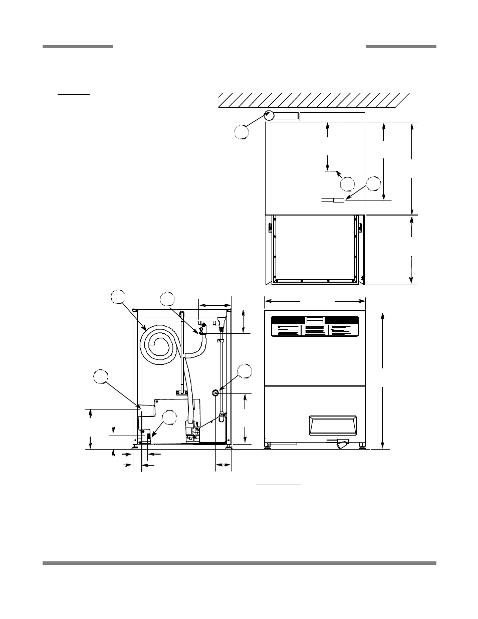 Jp-24 dimensions | Jackson Hot Water Sanitizing Undercounter Dishmachines JP-24F User Manual | Page 9 / 59