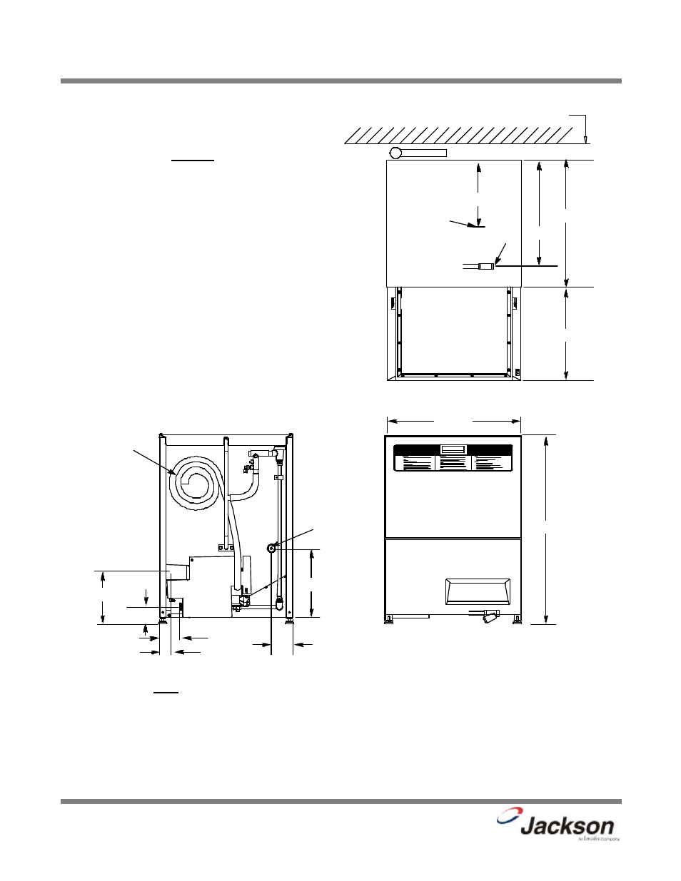 Dimensions | Jackson JP-24BPNSU User Manual | Page 11 / 63