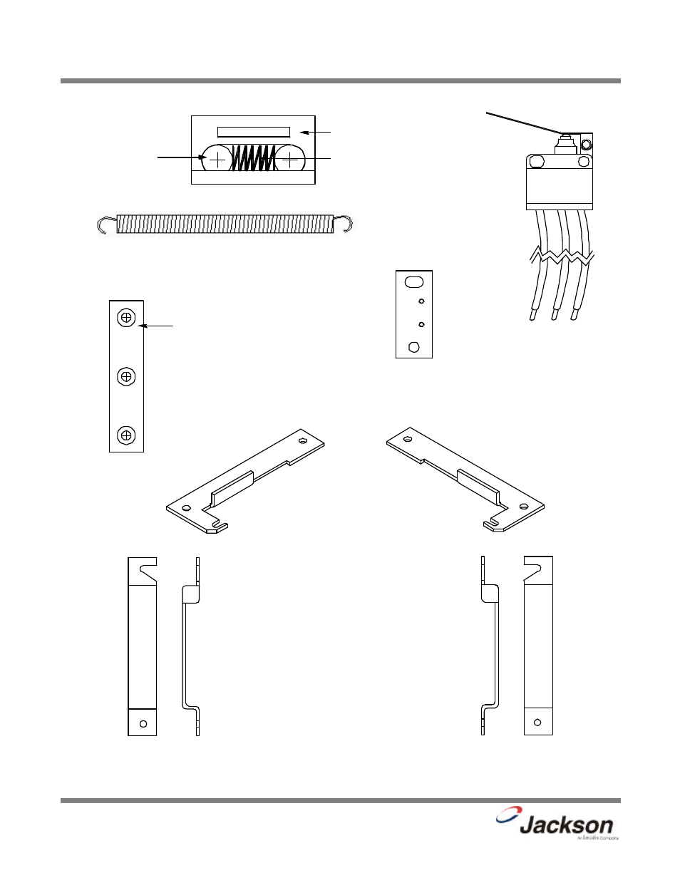 Miscellaneous door sub-assemblies | Jackson JP-24BPNSU User Manual | Page 46 / 63