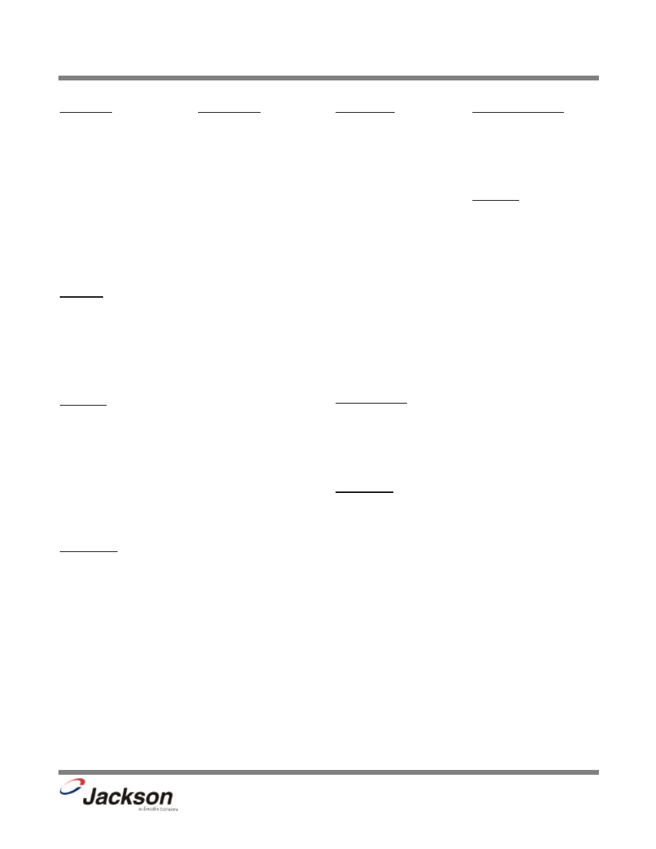Alabama to florida | Jackson JP-24BPNSU User Manual | Page 57 / 63
