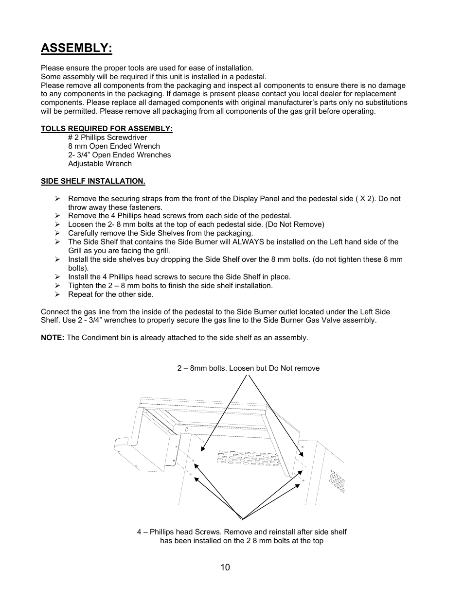 Assembly | Jackson 700BI Series User Manual | Page 10 / 25