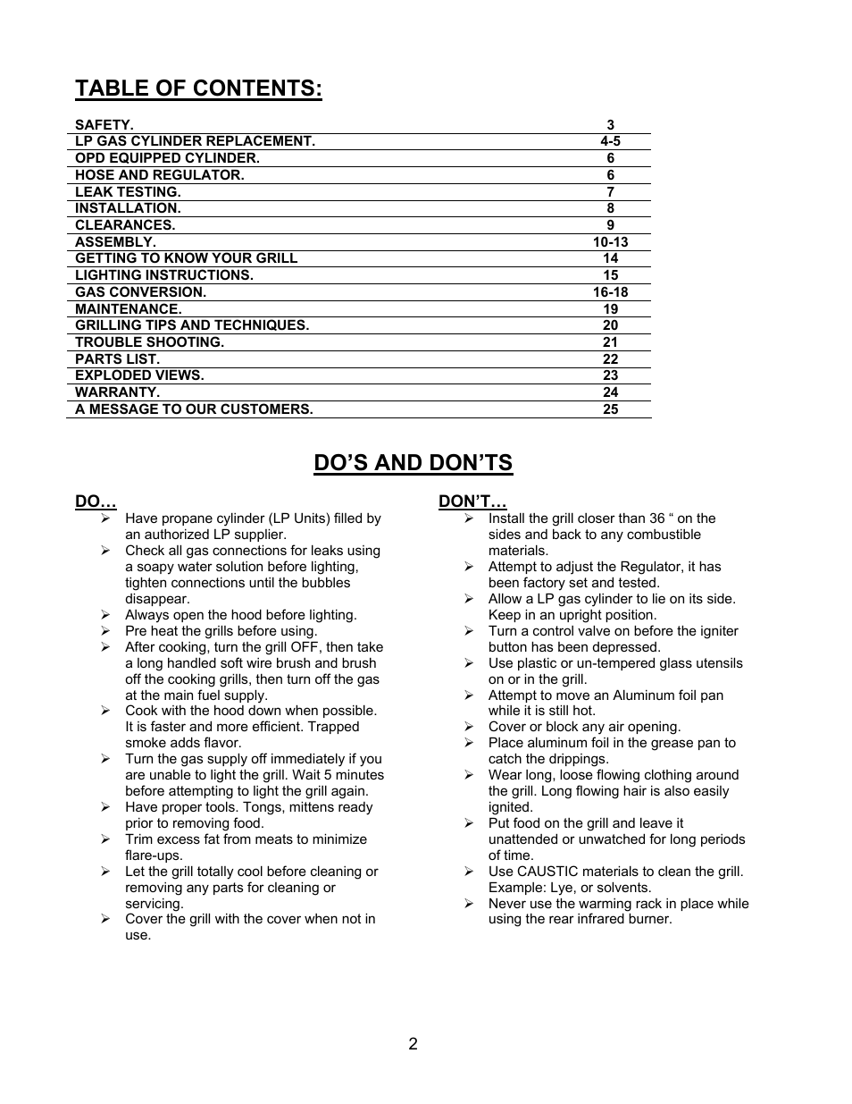 Jackson 700BI Series User Manual | Page 2 / 25