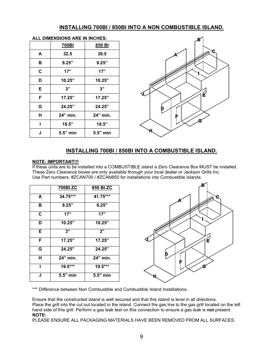 Jackson 700BI Series User Manual | Page 9 / 25