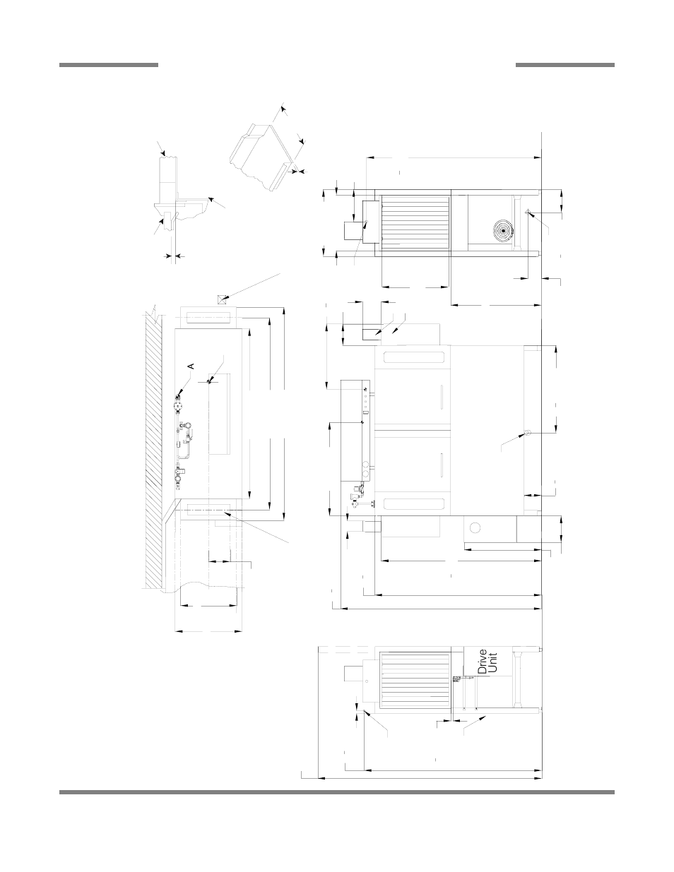 Right to left, Right side, Dr iv e uni t left side | Front view, Re c o mmended table fabrication | Jackson AJ-100CS User Manual | Page 14 / 60