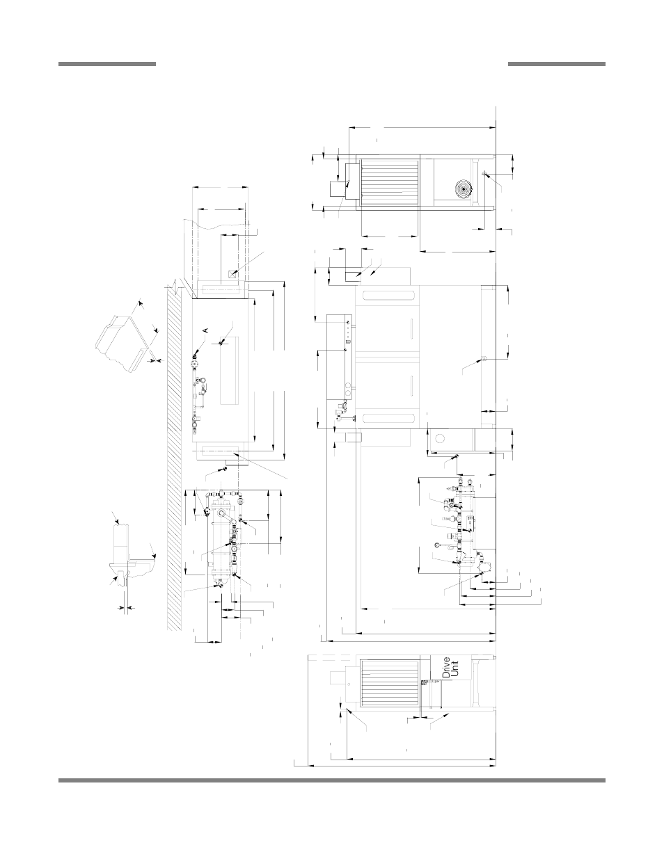 Right to left, Rec o mme nded table fabri cation, Aj-64 steam - right to left 10 | Right side, Dri ve un it left side, Front view | Jackson AJ-100CS User Manual | Page 18 / 60