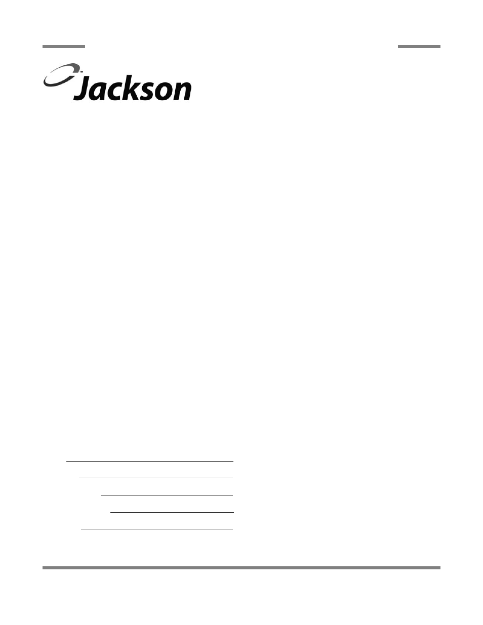 Aj-64cs | Jackson AJ-100CS User Manual | Page 5 / 60
