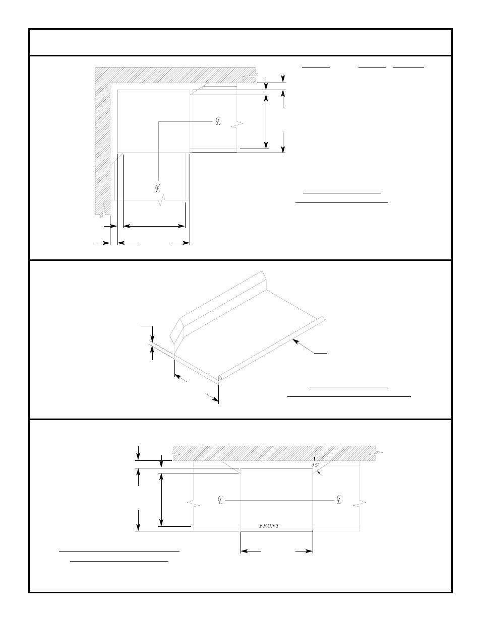 Table dimensions | Jackson Gas Heated Door-Type Dishmachines Tempstar TGP User Manual | Page 22 / 41