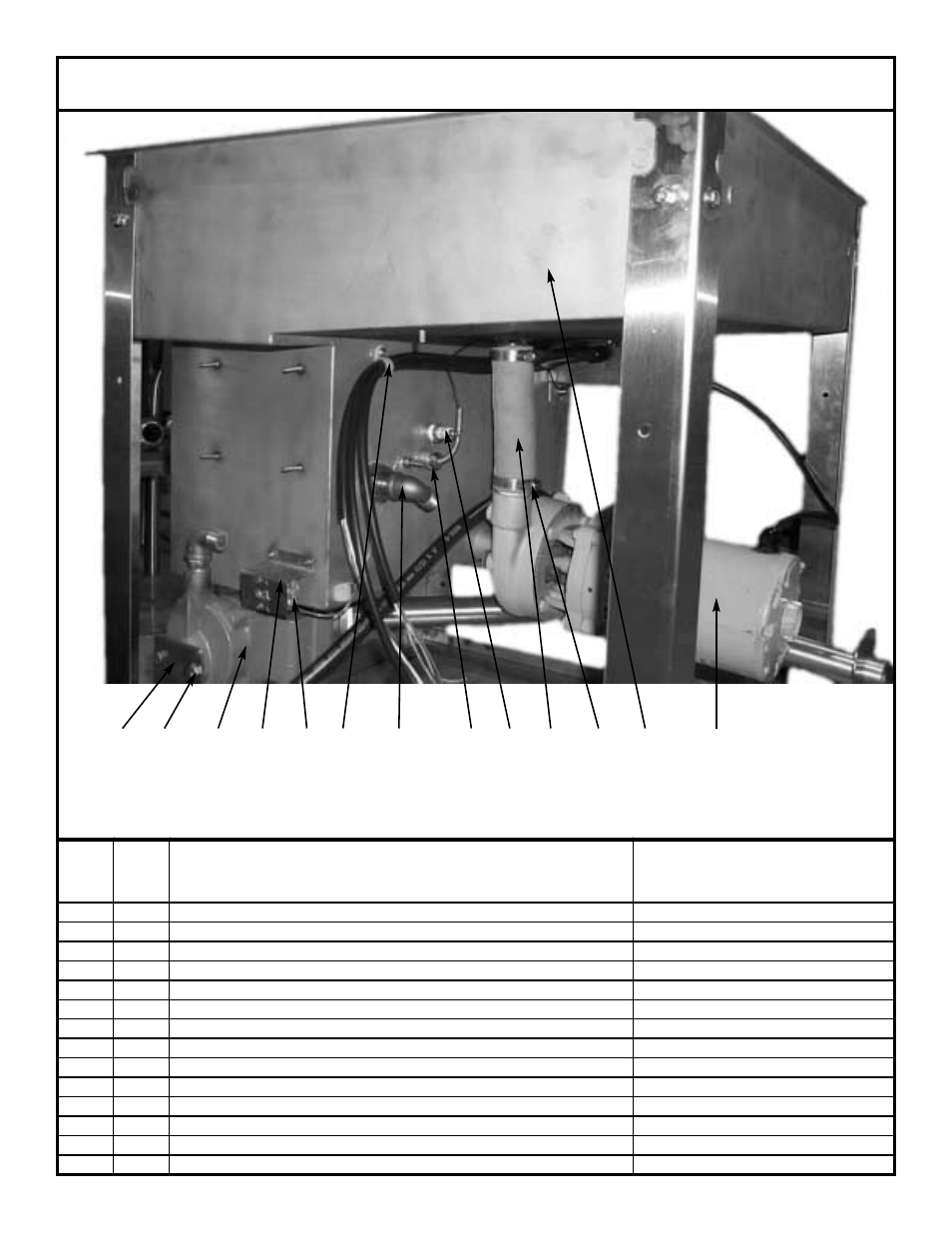 Tub assembly | Jackson Gas Heated Door-Type Dishmachines Tempstar TGP User Manual | Page 28 / 41