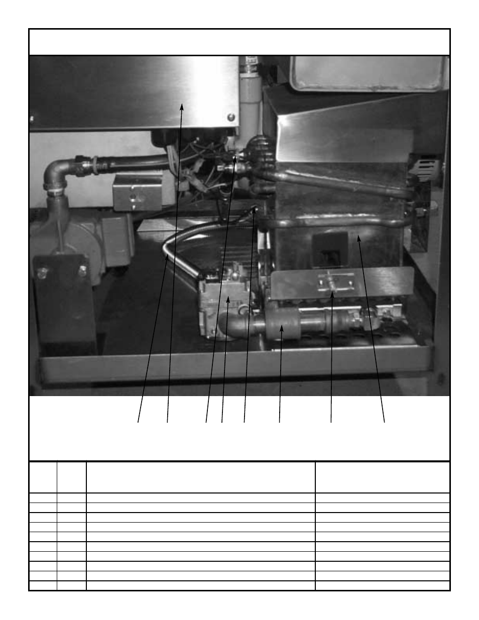 Gas pack assembly | Jackson Gas Heated Door-Type Dishmachines Tempstar TGP User Manual | Page 33 / 41