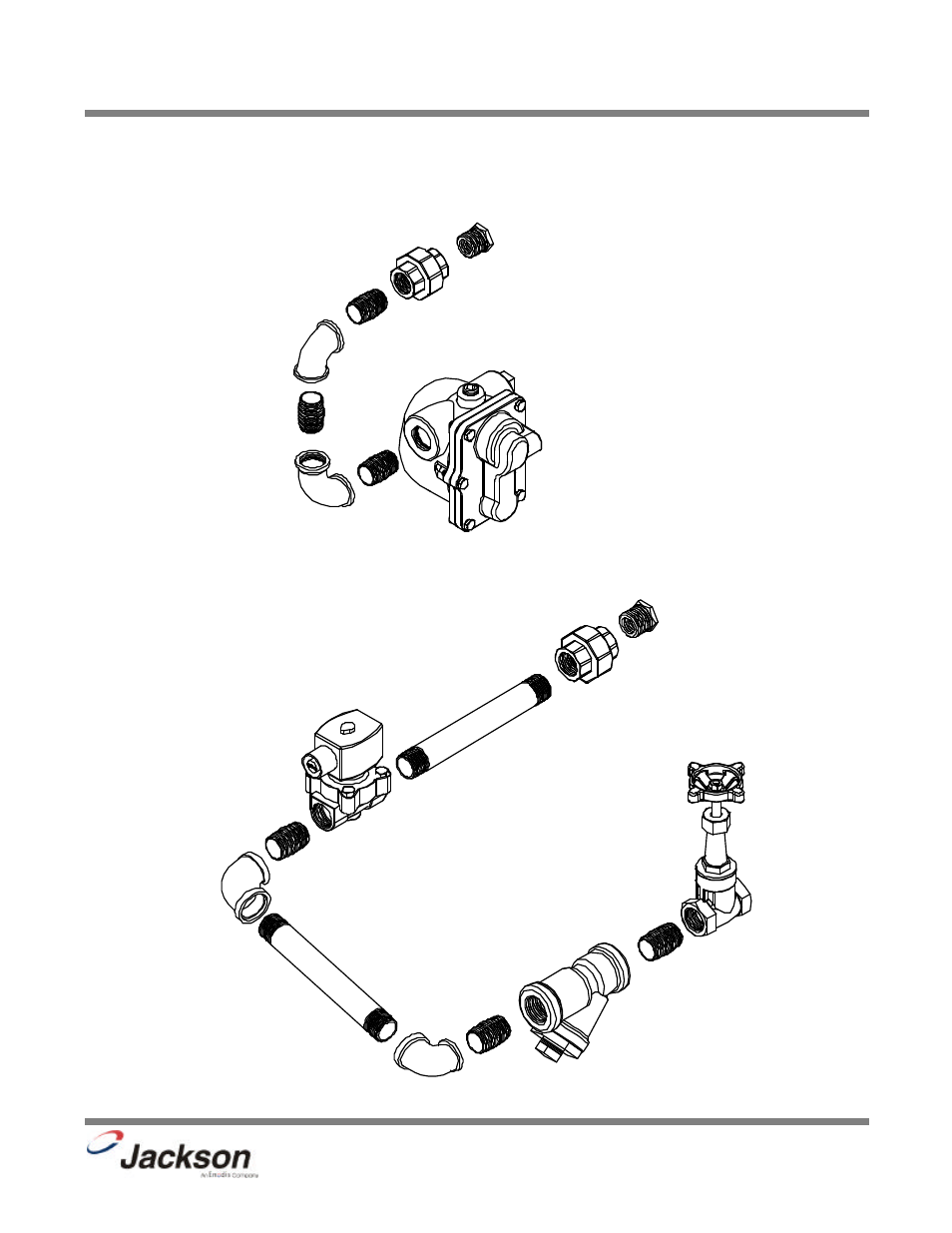 Incoming steam plumbing assembly (200s) | Jackson 200LT User Manual | Page 48 / 57