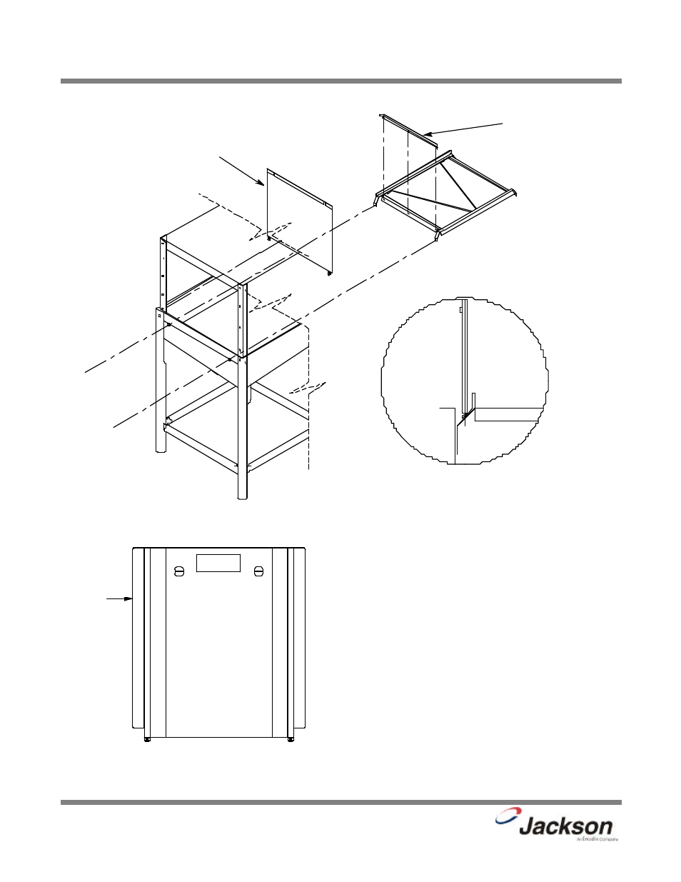 False panel installation | Jackson 200LT User Manual | Page 53 / 57