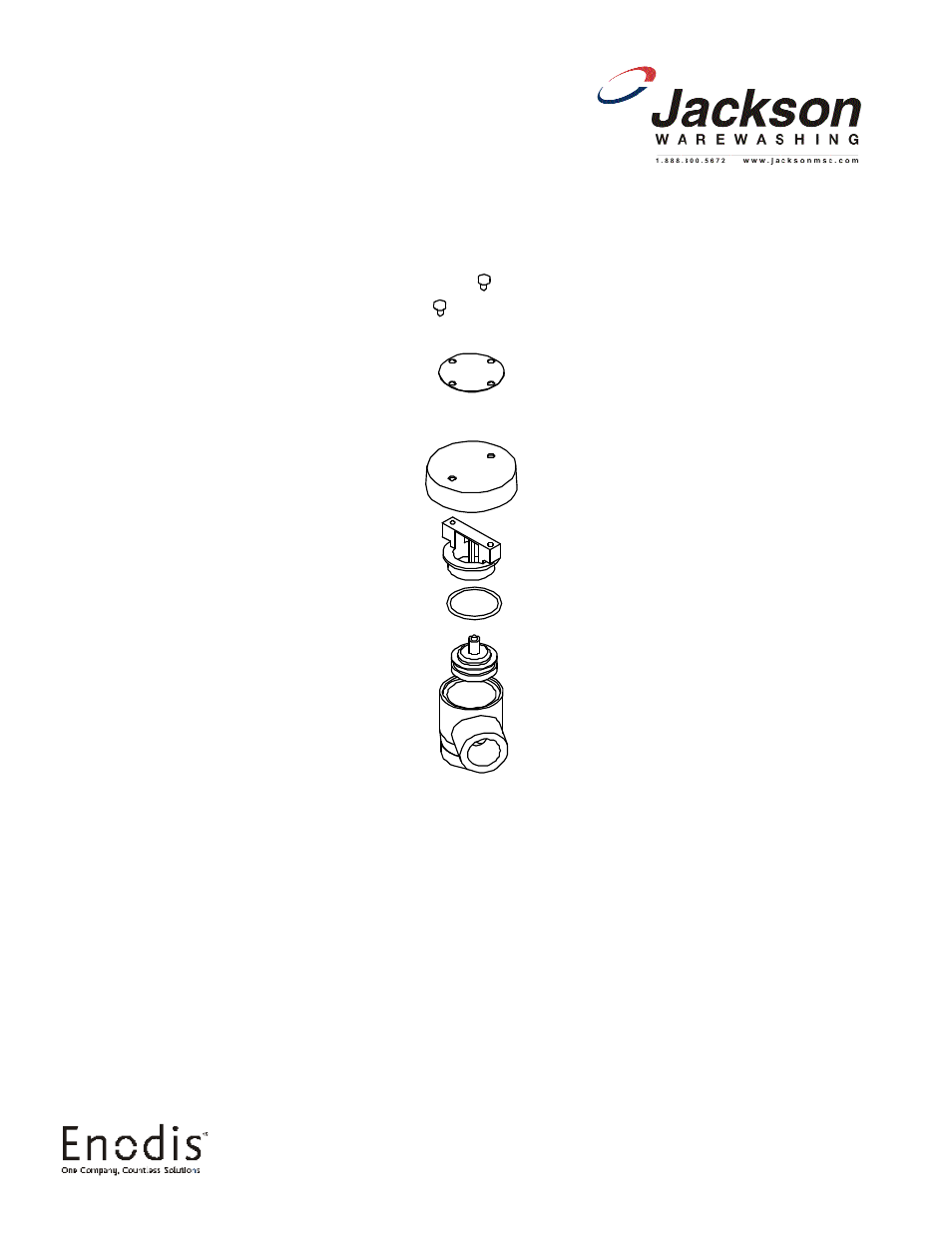 Jackson Dishmachine Component User Manual | 4 pages