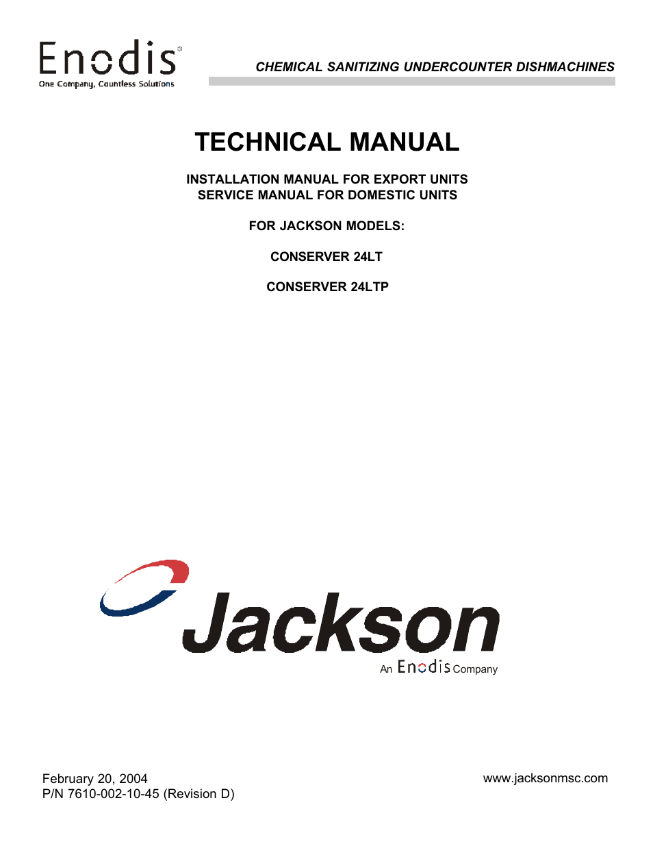 Jackson 24 LT User Manual | 41 pages