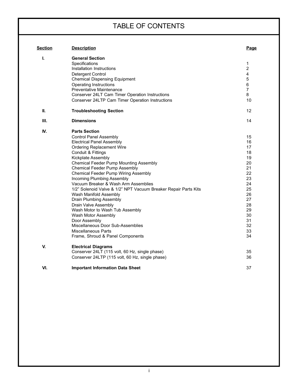 Jackson 24 LT User Manual | Page 3 / 41