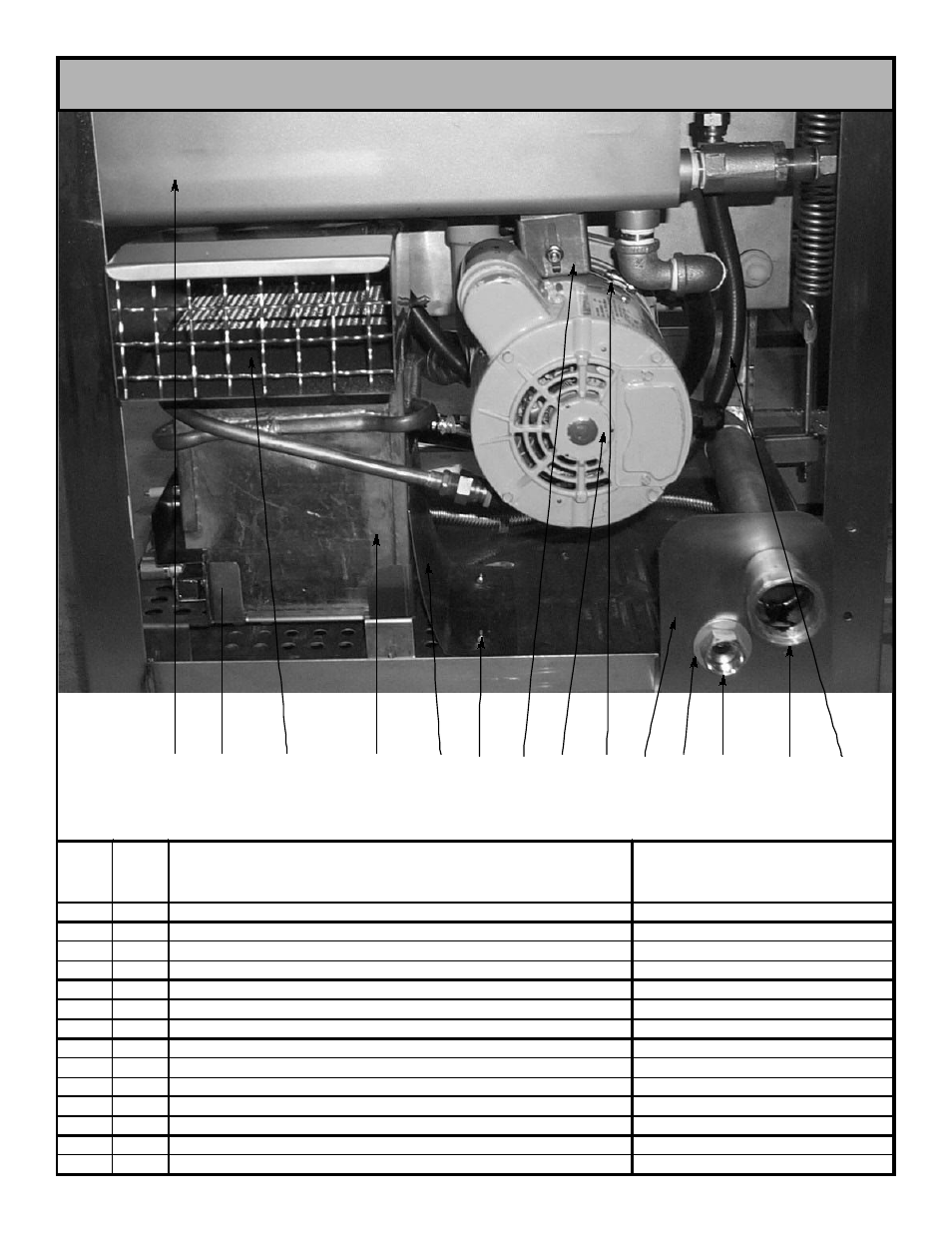 Lower assembly (right side) | Jackson Gas Heated Door-Type Dishmachines Tempstar GP User Manual | Page 31 / 43