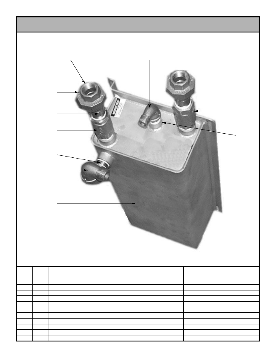 Rinse tank assembly | Jackson Gas Heated Door-Type Dishmachines Tempstar GP User Manual | Page 39 / 43