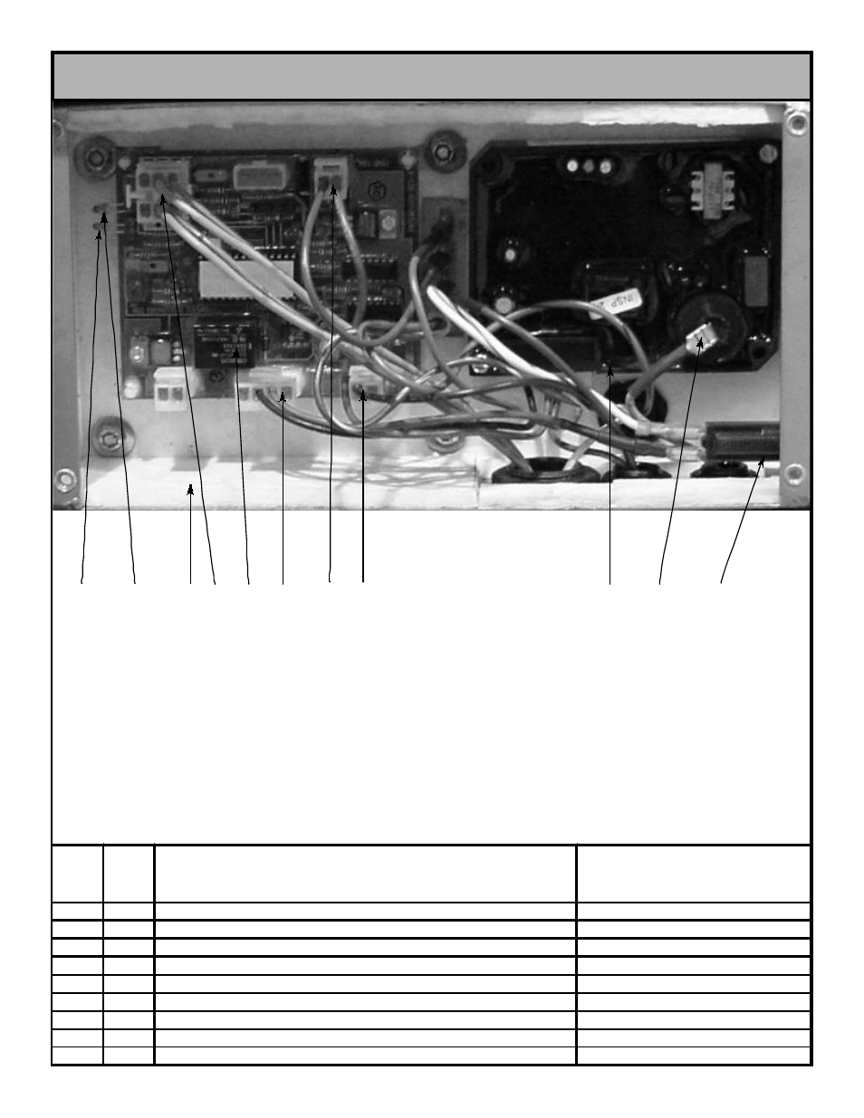 Electronic control drawer components | Jackson Gas Heated Door-Type Dishmachines Tempstar GP User Manual | Page 40 / 43