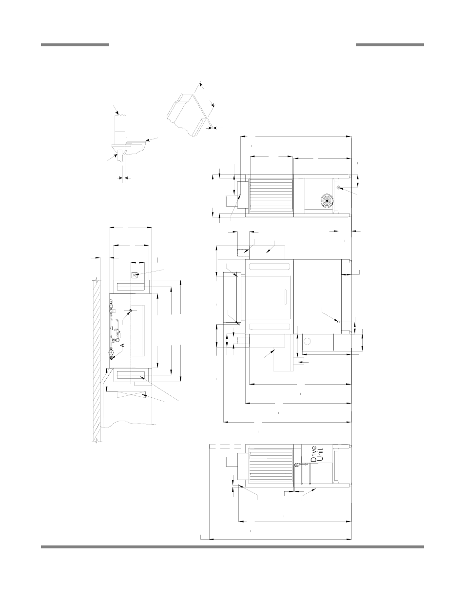 Left to right, Left si de, Front vi ew right si de | Dr iv e uni t, Aj-44 electric - left to right 5 | Jackson AJ-44 User Manual | Page 13 / 68