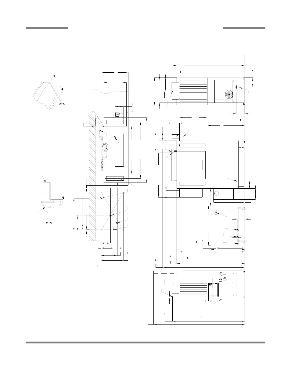 Rig ht to left, Dr iv e uni t left side, Fr ont view right side | Re c o mme nde d ta ble fa bric a tion | Jackson AJ-44 User Manual | Page 16 / 68