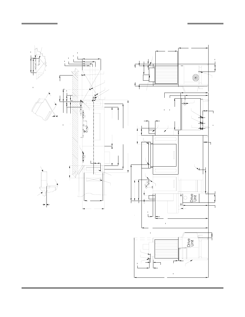 Left t o ri ght, Re co mm en de d ta bl e fa bri c a ti o n, Dr iv e un it lef t si de dr iv e un it | Fr ont vi ew ri ght si de, Aj-66 gas - left to right 13 | Jackson AJ-44 User Manual | Page 21 / 68