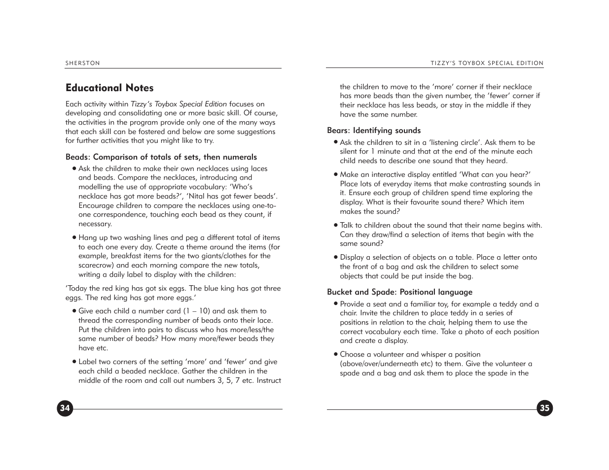 Jackson Tizzy's Toybox User Manual | Page 19 / 23