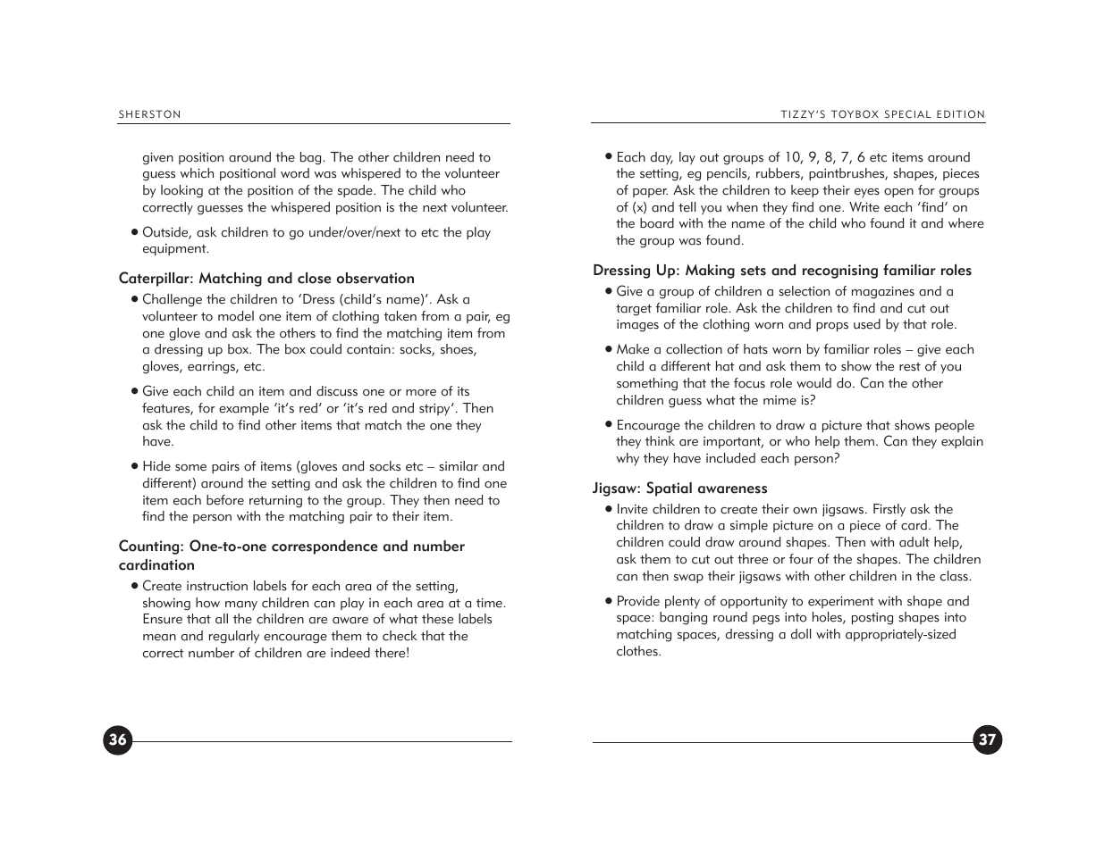 Jackson Tizzy's Toybox User Manual | Page 20 / 23