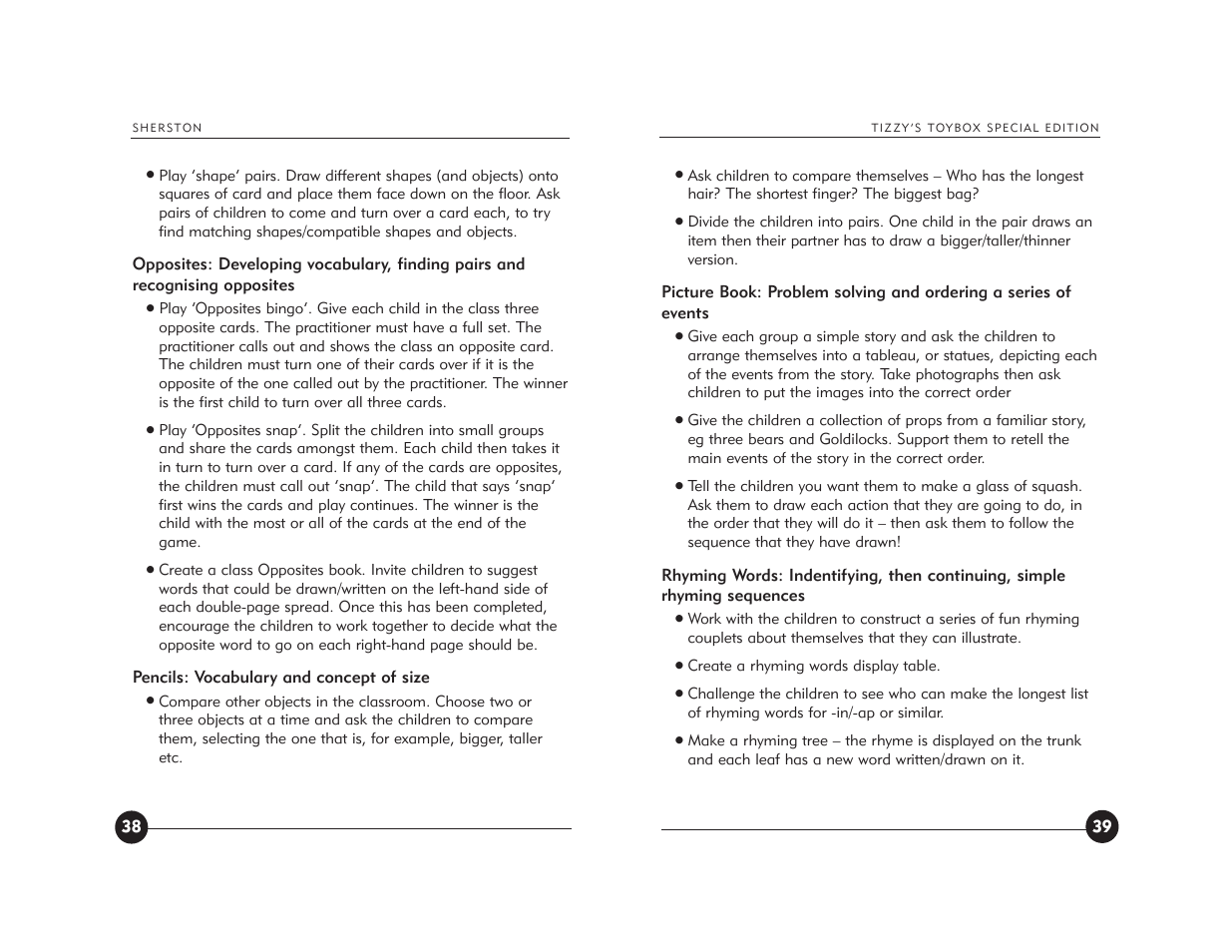 Jackson Tizzy's Toybox User Manual | Page 21 / 23