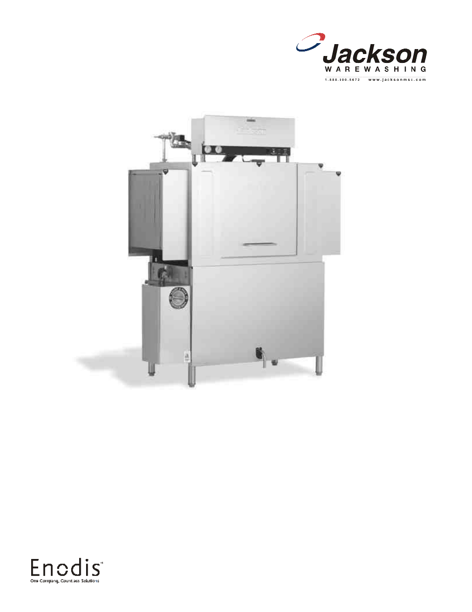 Jackson Rack Conveyor Dishmachine User Manual | 5 pages