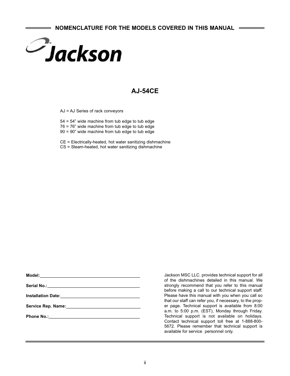 Aj-54ce | Jackson Whirl Wizard User Manual | Page 5 / 29