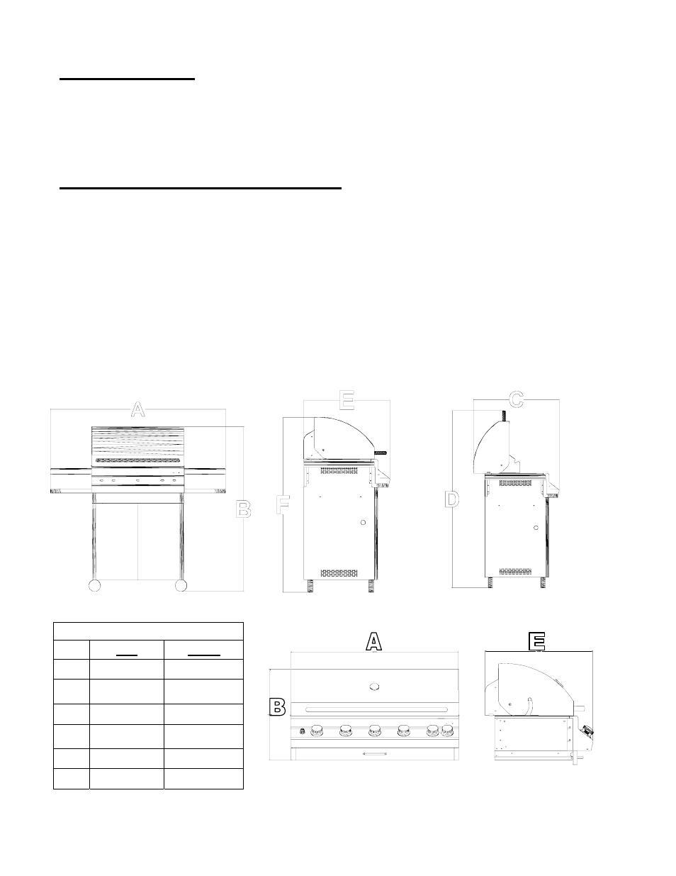 Unit dimensions, Installation, Clearances and dimensions | Jackson 700 Series User Manual | Page 8 / 25