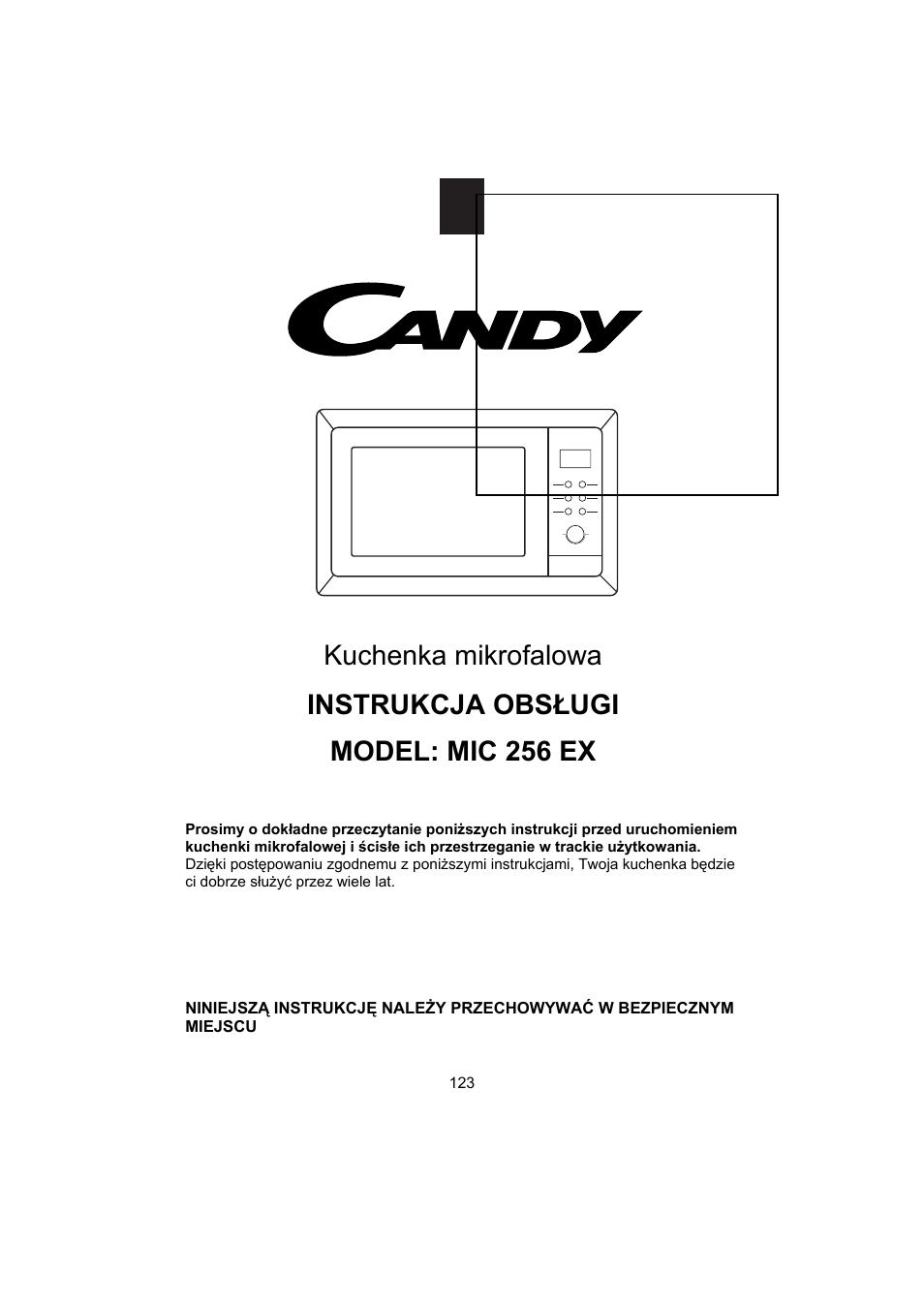 Candy MIC 256 EX User Manual | Page 36 / 99