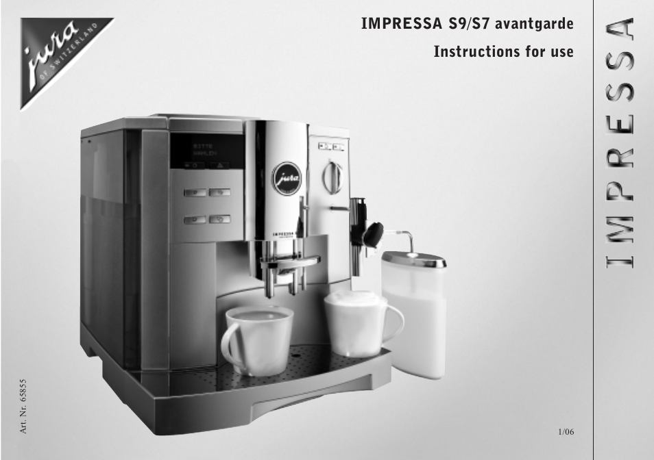 Jura Capresso S7 User Manual | 28 pages