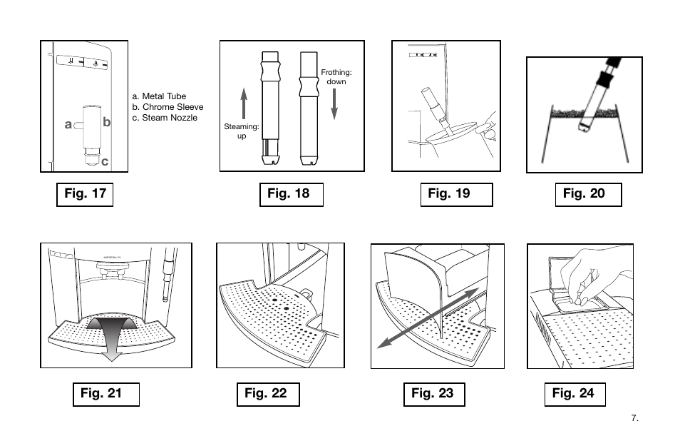 Fig. 19 fig. 20, Fig. 24, Ab c | Jura Capresso IMPRESSA F9 63942R User Manual | Page 7 / 27