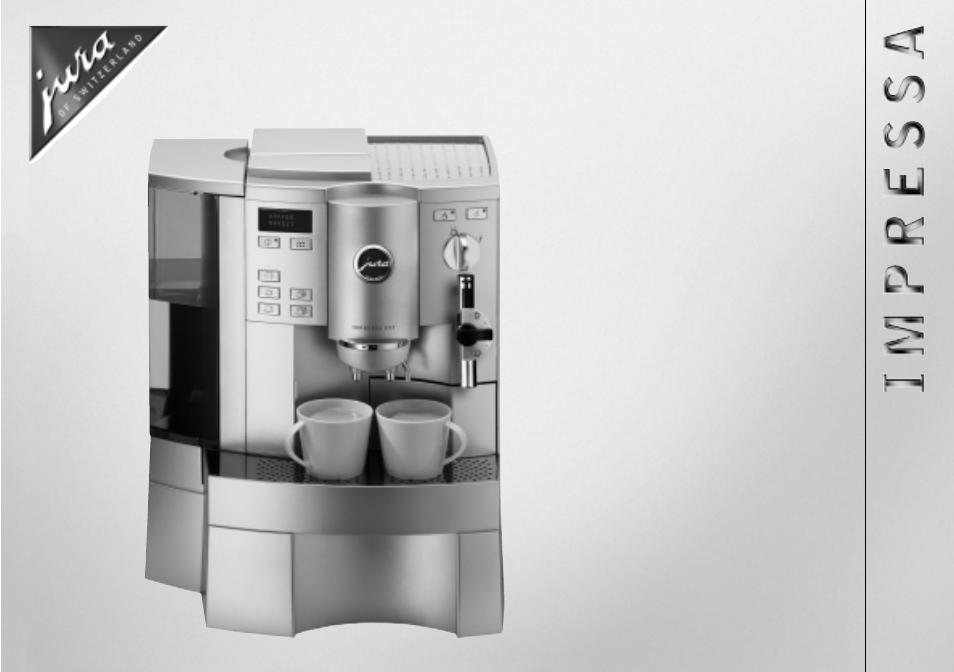 Jura Capresso X90/X95 User Manual | 22 pages