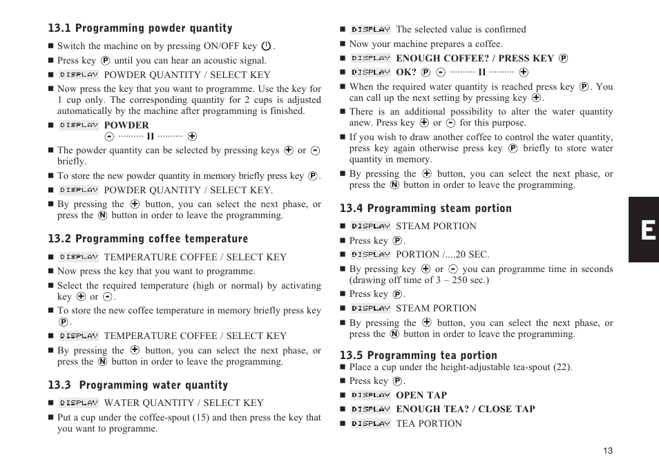 Jura Capresso S95 User Manual | Page 13 / 22