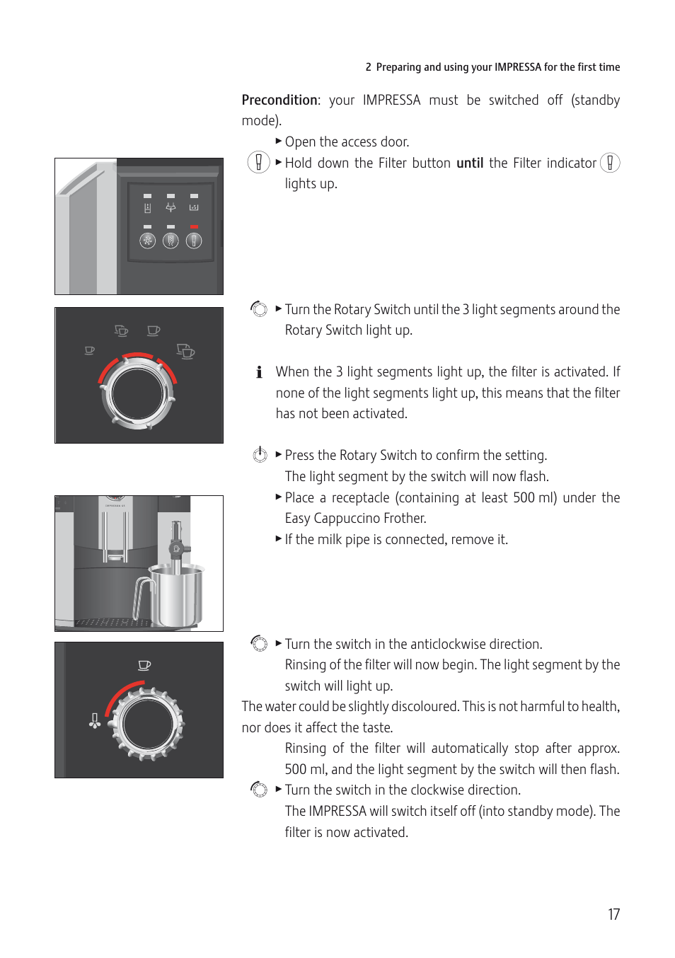 Jura Capresso IMPRESSA C5 User Manual | Page 17 / 88