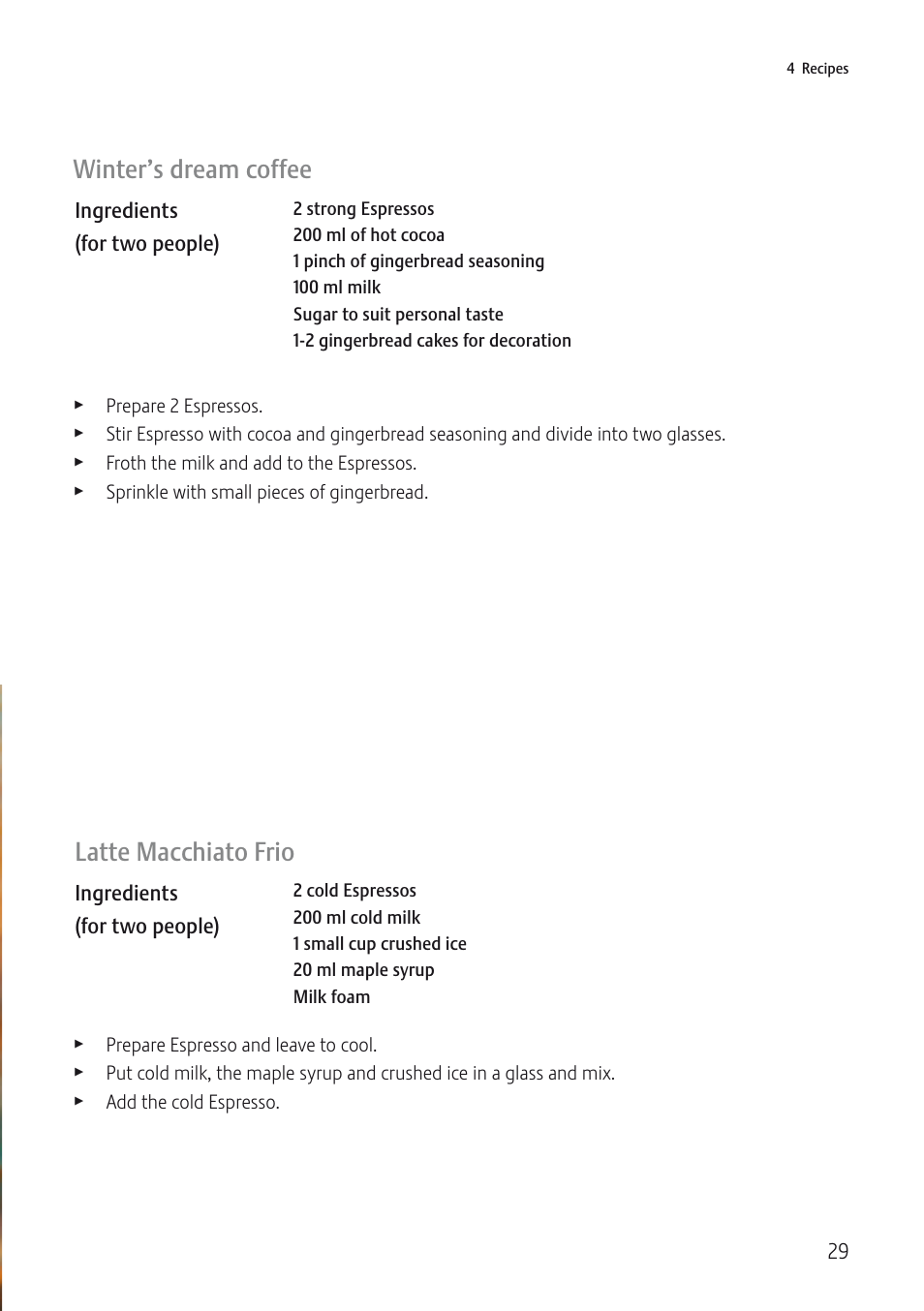 Jura Capresso IMPRESSA C5 User Manual | Page 29 / 88