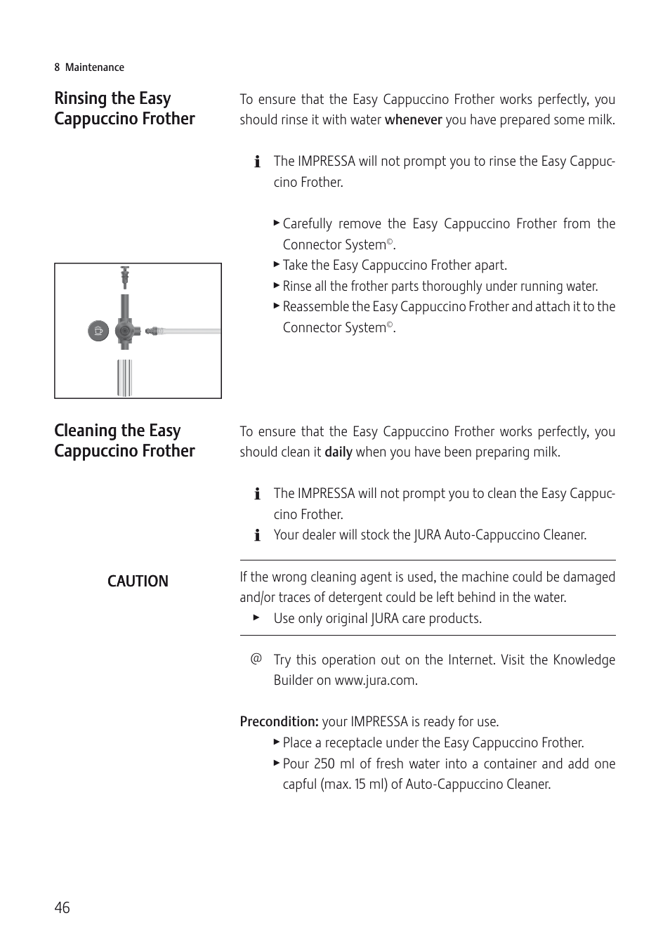 Jura Capresso IMPRESSA C5 User Manual | Page 46 / 88