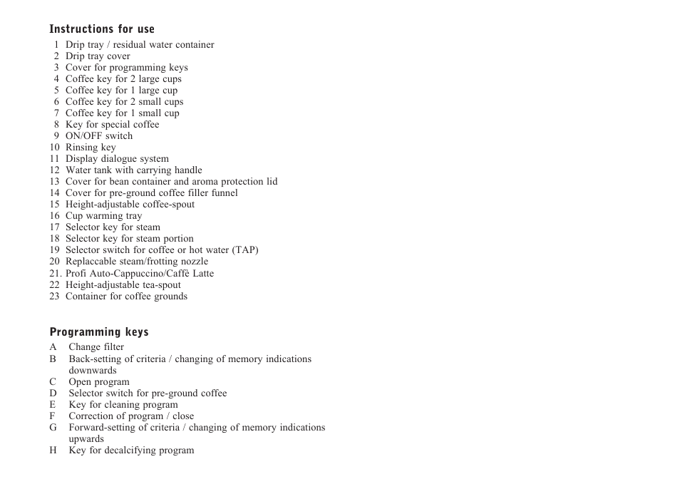 Jura Capresso X95 User Manual | Page 5 / 22
