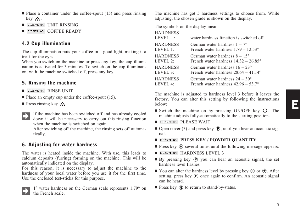 Jura Capresso X95 User Manual | Page 9 / 22