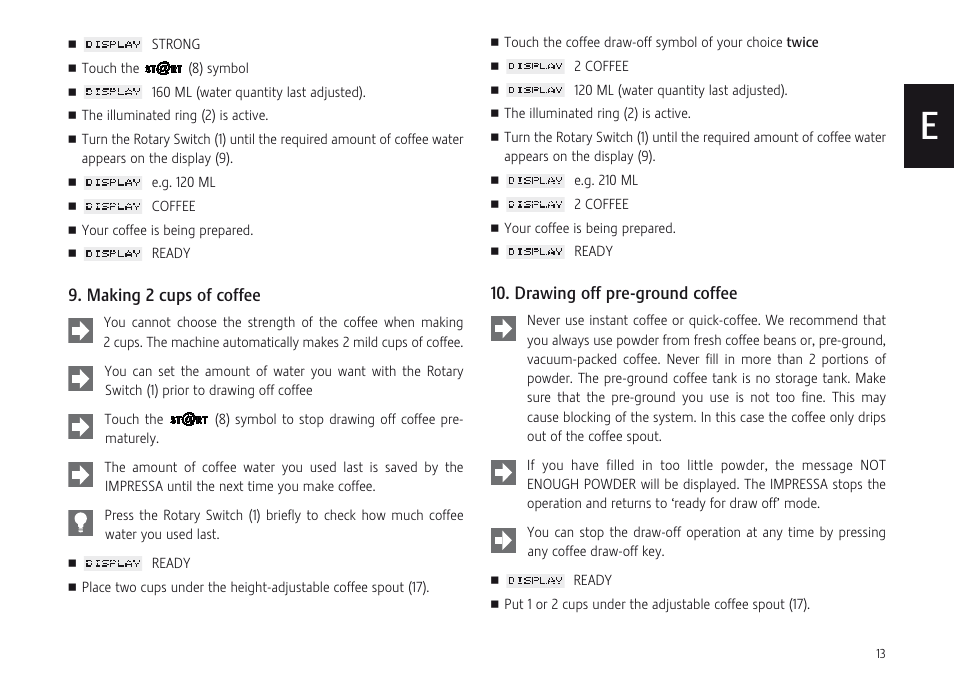 Jura Capresso F707 User Manual | Page 13 / 32