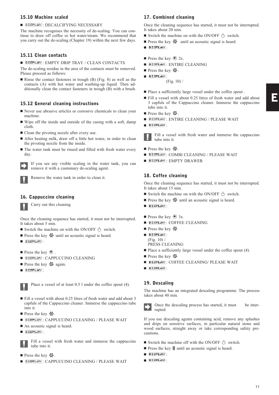 Jura Capresso IMPRESSA X7 User Manual | Page 11 / 14