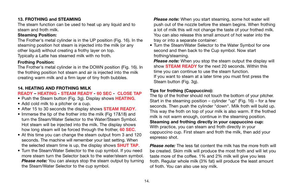 Jura Capresso 64701R1 User Manual | Page 14 / 24