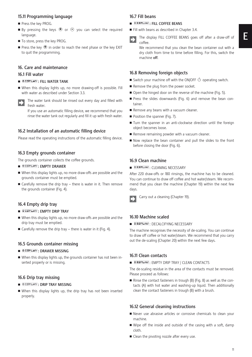 Jura Capresso X7-S User Manual | Page 11 / 16
