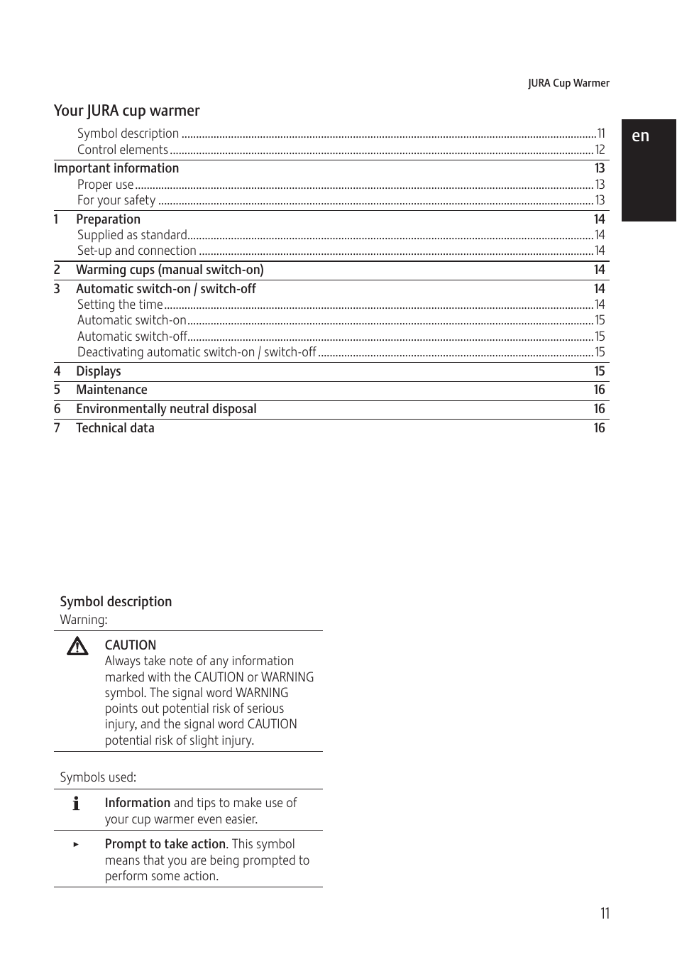 De en | Jura Capresso 571 User Manual | Page 11 / 60