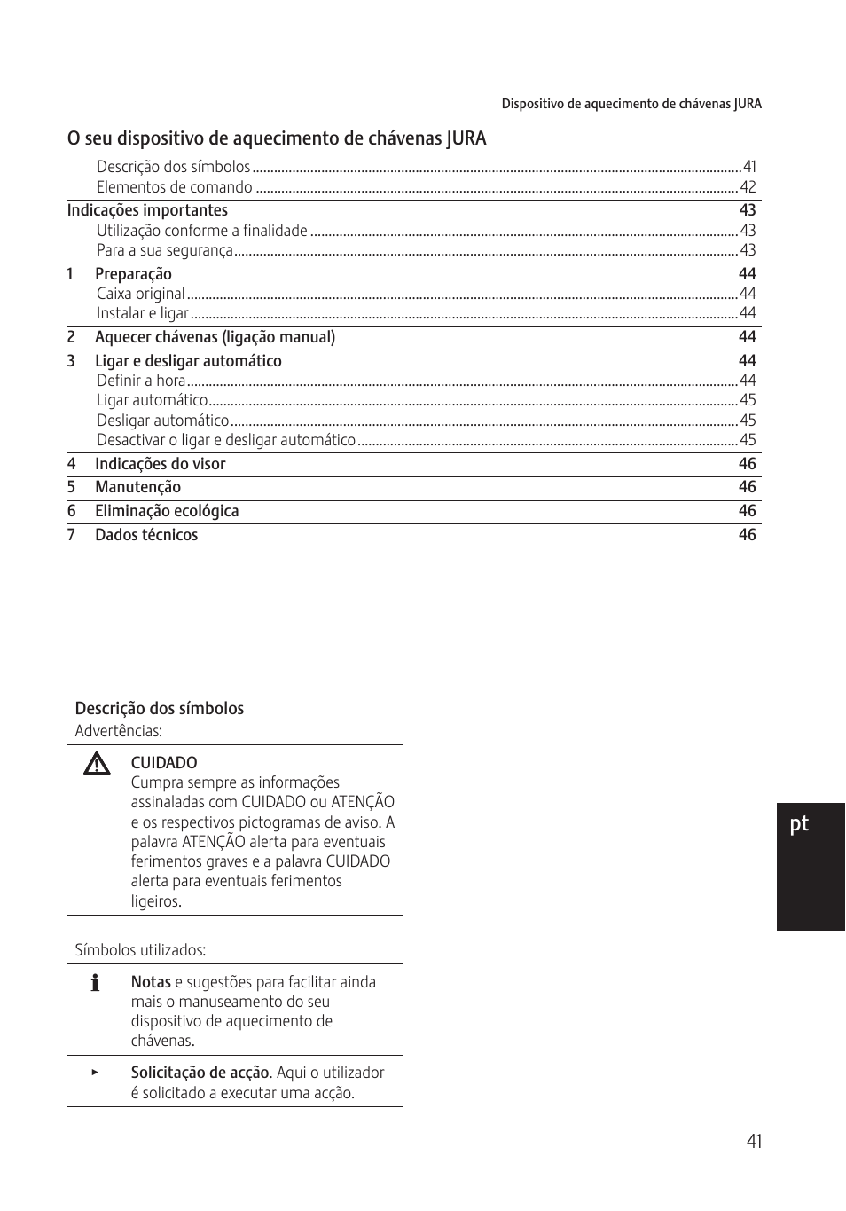 De es pt ru | Jura Capresso 571 User Manual | Page 41 / 60